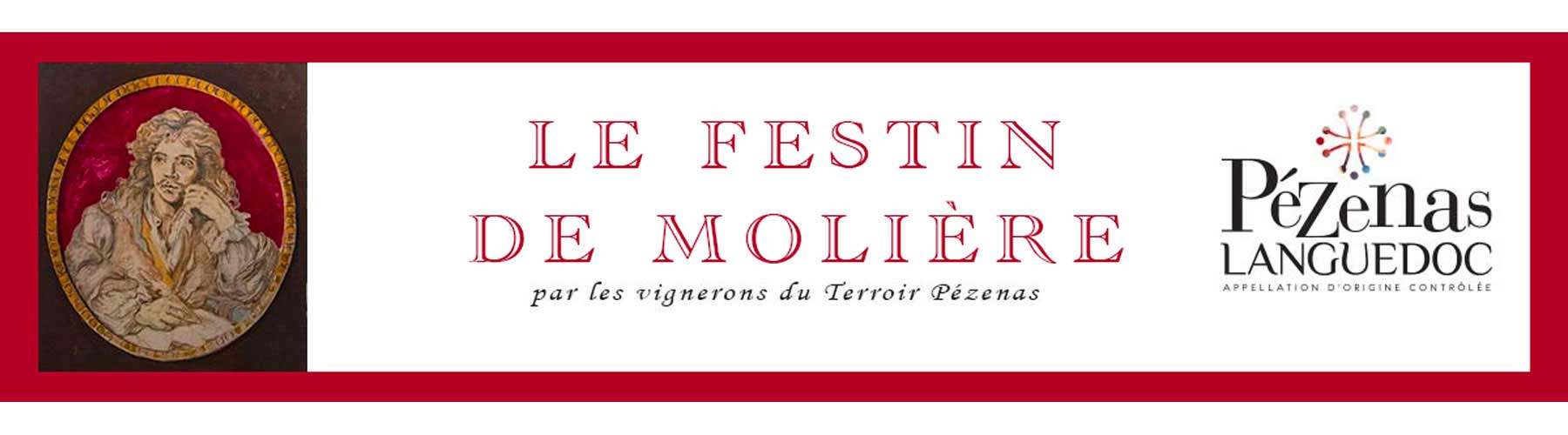 visuel festin de moliere 2023 - aop languedoc pézenas