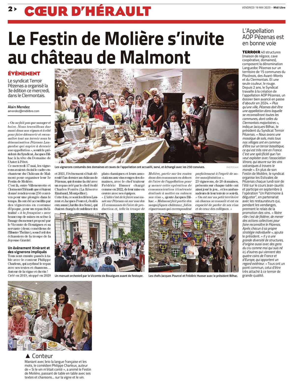 article presse midilibre festin moliere