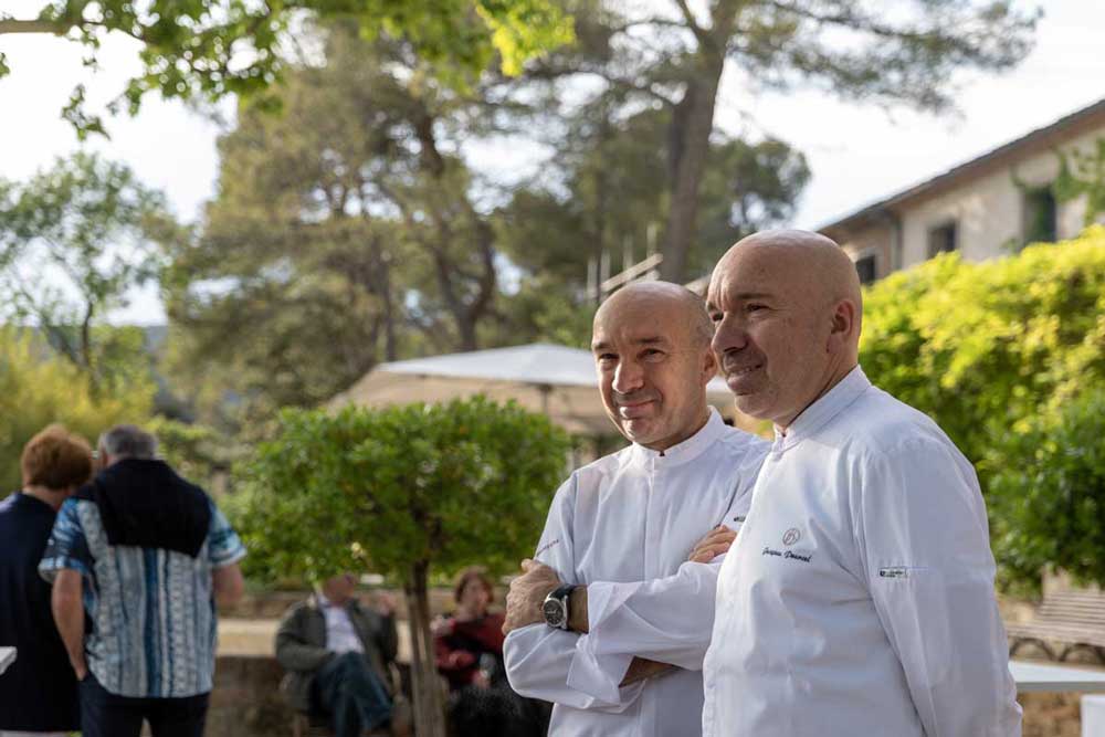 chefs étoilés michelin les freres pourcel diner gastronomique pézenas